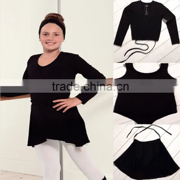 High Quality Fitness Yoga Wear for Kids in Pink and Black OEM Wholesale