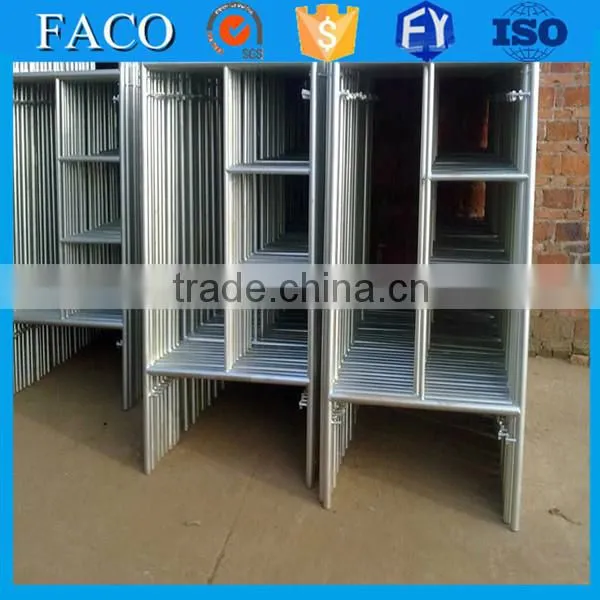 Galvanized Steel Cross Brace Cantilever Scaffolding Frame photo-2