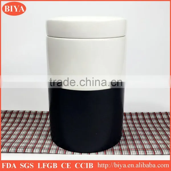 Ceramic Food Storage Jar Sugar Seal Pot Tea Seal Jar Ceramic Storage Jar Rubber Seal