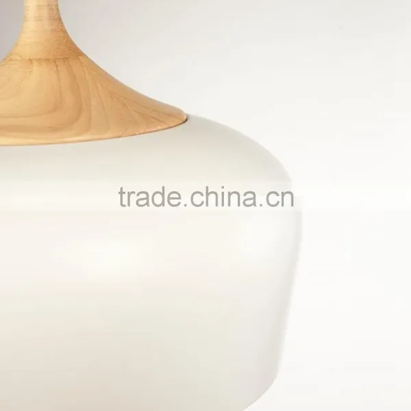 JK-8005B-02 Modern Homely Design Pendant Home Lighting Wooden LED Pendant Light photo-6
