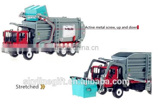 High Quality 1:24 Diecast Models Truck Materal Transporter photo-3