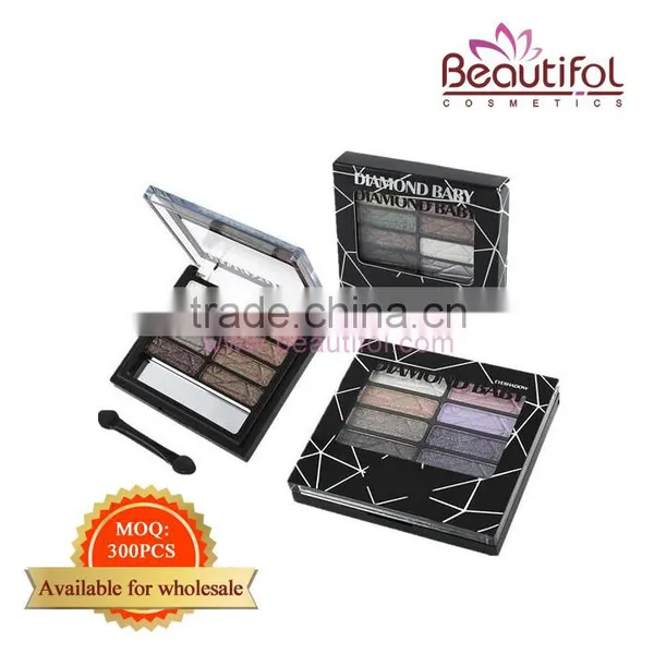 Wholesale Multi-color Makeup Cosmetic Shine Matte With Eye Use and Mineral Ingredient Eye Shadow
