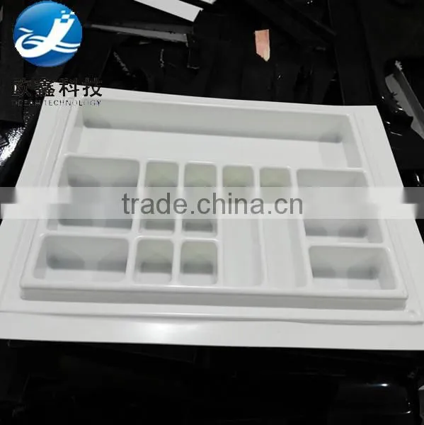 Thermoform Vacuum Forming Thick Film Plastic Tray With Compartment photo-5
