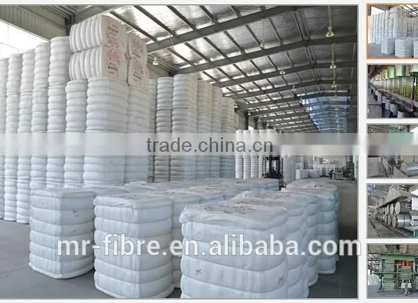 Polyester Staple Fiber 15DX64MM HCS,100% Polyester, Staple, Siliconized. photo-2