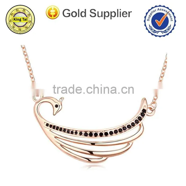 Fashion High Quality Crystal Double Chain Neckace photo-5
