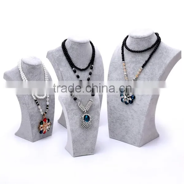 Custom High End Velvet Jewelry Display Bust For Necklace photo-4