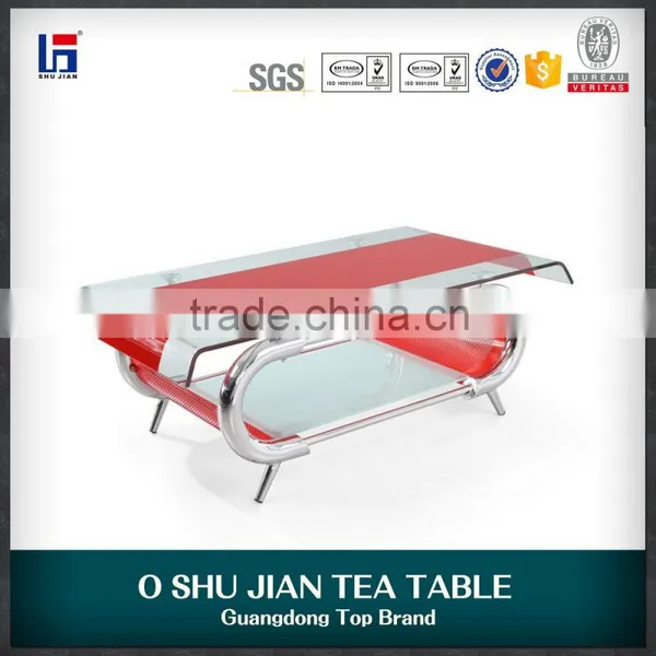 China Power Glass Tea Living Room Coffee Table Furniture SJ106B Quality Choice photo-4