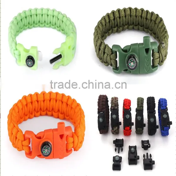 2016 Hot Custom Paracord Fashion Bracelet With Ouch and Compass photo-4