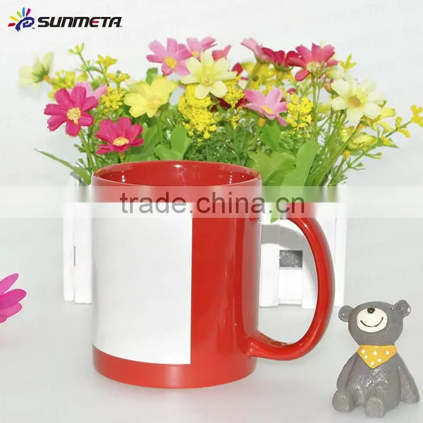 Sunmeta India Hot Sale 11oz Sublimation Mug Patch Mug Cup Sublimation SKB07 photo-2