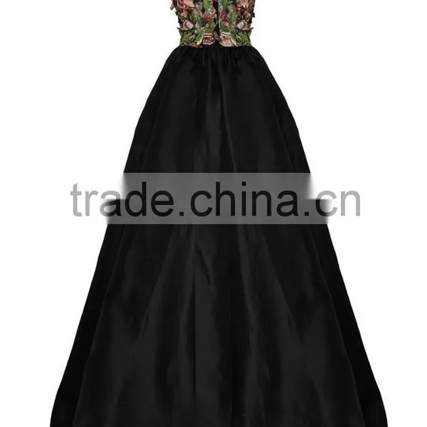 Top Quality Short Sleeve Fashion Open Leg Sexy Prom Dresses photo-2