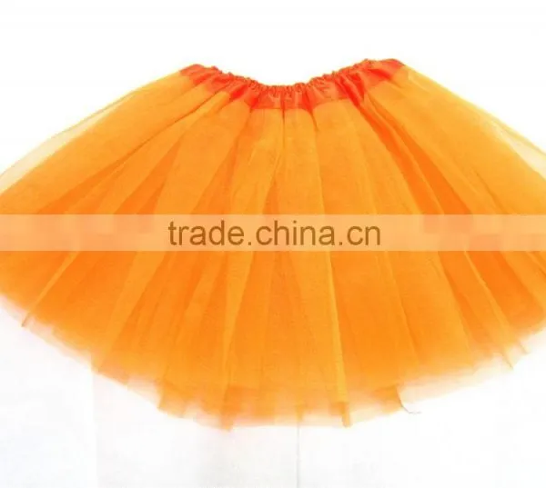 Orange Skirt Tutu for Girls