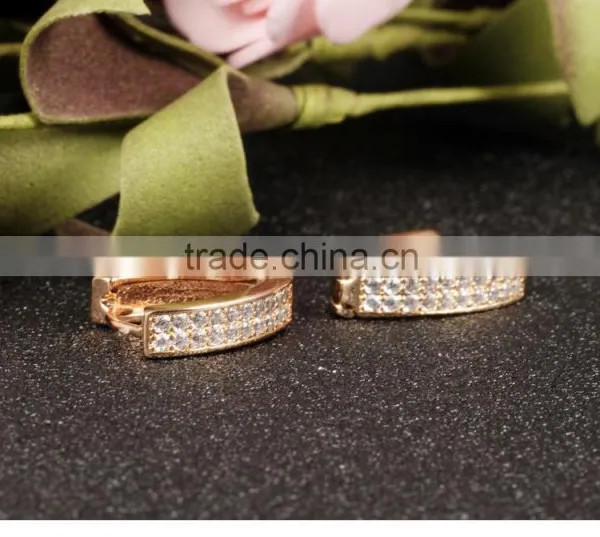 Copper Jewellery Attractive Design Zircon Earring for Women Quality Choice photo-5