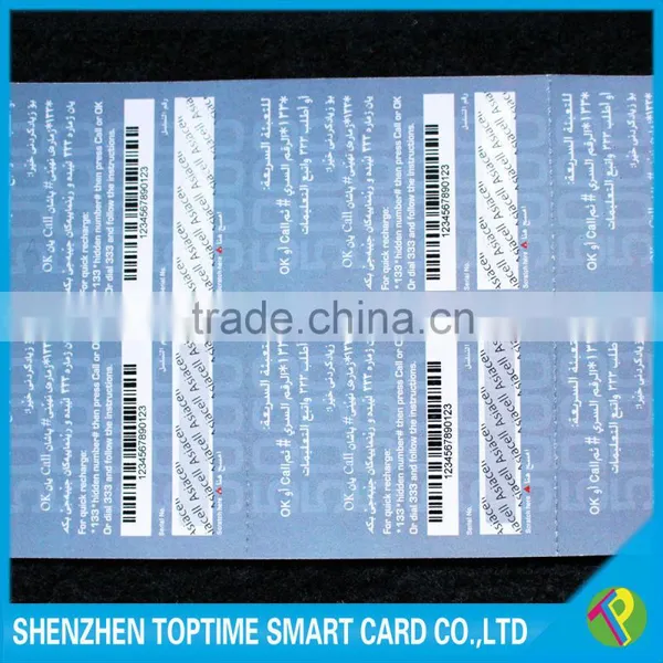 Top Print 10 in 1 Scratch off Paper Card photo-3