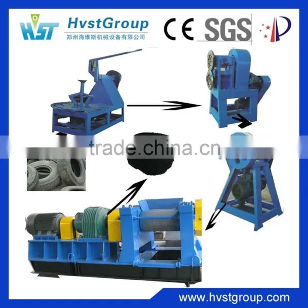 Used Rubber Tires Recycling Machines/waste Tire Recycling Line