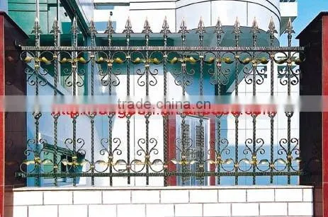 Top-selling Modern Garden Wrought Iron Railing Parts