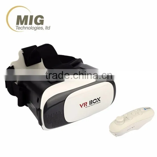 VR BOX Head Mount Bluetooth Virtual Reality VR 3D Glasses Gamepad photo-3