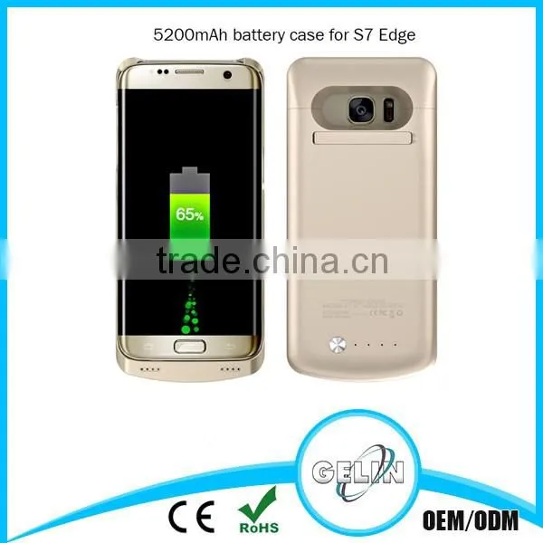 Mobile Phone Shell Power Bank 5200mah Battery Case for S7 Edge Capacity 5200mah Power Bank photo-2