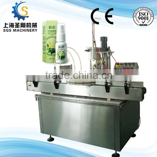 Automatic Glass Bottle/plastic Bottle Spray Filling and Capping Machine
