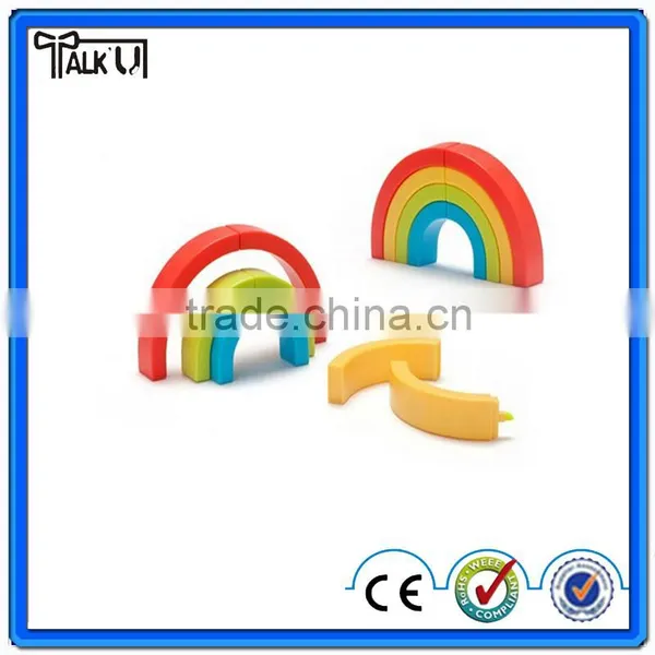 Plastic 4 in 1 Colourful Non-toxic Rainbow Highlighter, Custom Magic School Student Rainbow Highlighter photo-4