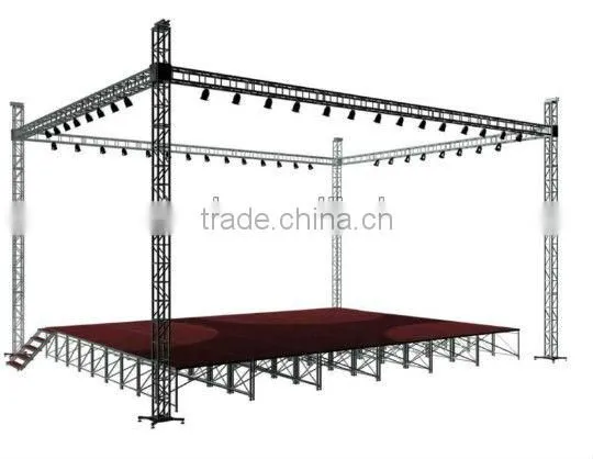 Hot Sell LED Box Stage Light Speaker Line Array DJ Stand Aluminum Lighting Truss