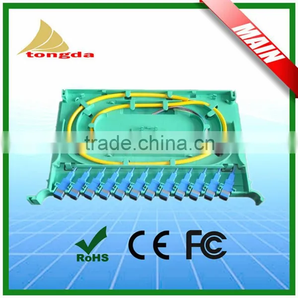 12/24/48/96 Core FTTH CATV CCTV Fiber Optical Distribution Frame ODF photo-4
