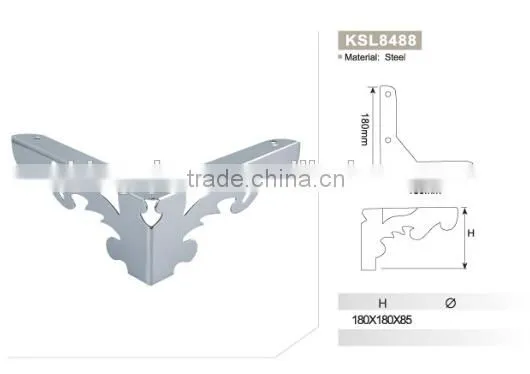 Bright or Brushed Stainless Steel Sofa Leg KSL8488 photo-2