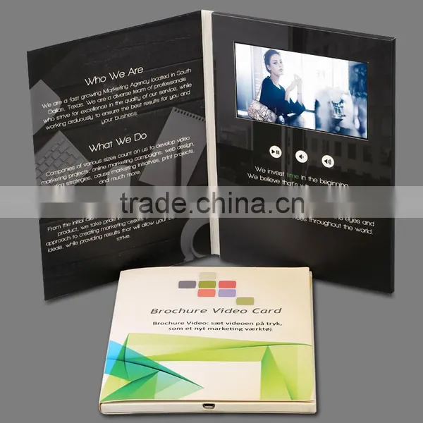 5 Inch TFT LCD Video Card Avi Sex Video Brochure for Promotion photo-3