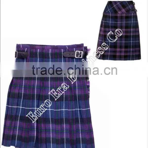 New Mens Scottish Tartan Kilt/Schottenrock Pride Of Scotland In All Sizes