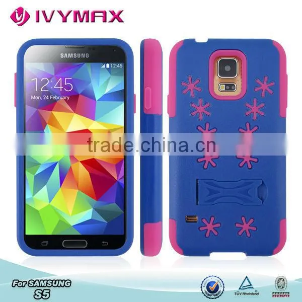 Innovative Mobilephone Case for Samsung Galaxy S5,Snowflake Combo Case