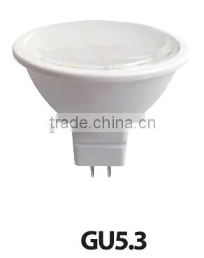 LED Spotlight Led 5W GU5.3 2835SMD RC Driver With Plastic and High Heat Dissipation photo-3