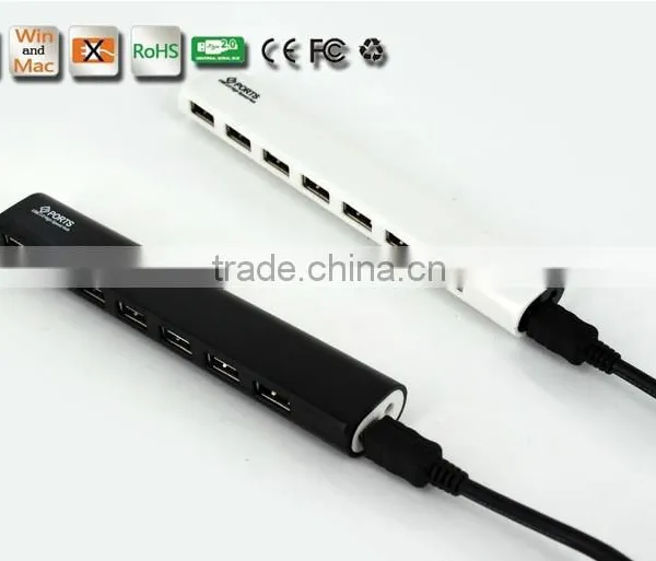 Multi USB 2.0 HUB,Harmonica Shaped USB 2.0 7 Port USB Hub photo-3