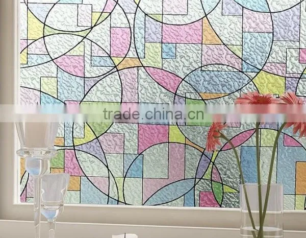 Free Shipping New Design Self Adhesive Vinyl Window Film Classic Decorative Pattern Wall Decor / Glass Sticker photo-2