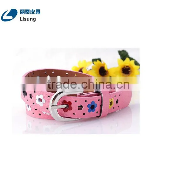 Cute Candy Color Beaty Fake Leather Cool Kids Belt