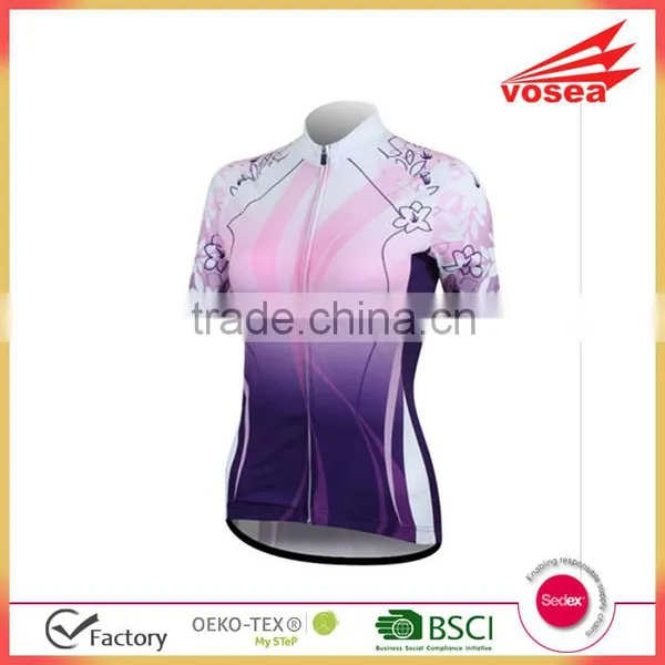 Purple Custom-Made Cycling Shirts Sport Top Wear photo-2