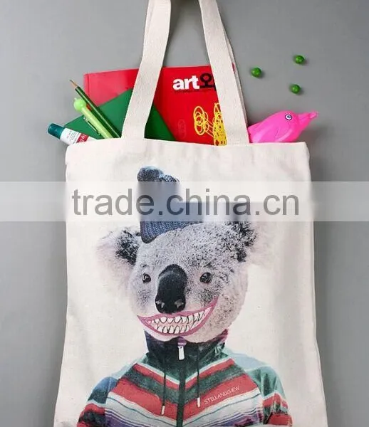 Fashionable Creative Dress Up The Animals Large Shopping Tote Bag photo-2