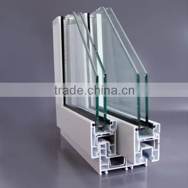High Quality Door Window Frame Sliding Plastic UPVC Extrusion Profile photo-2