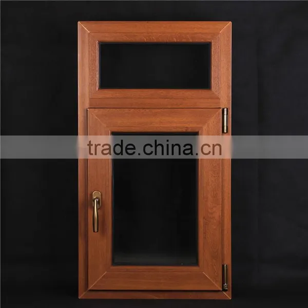 Crown Series Tilt and Turn Windows Georgia Pivot Hinge Wood Effect High Quality Villa Using Top Hung Window Opener Upvc Window photo-3