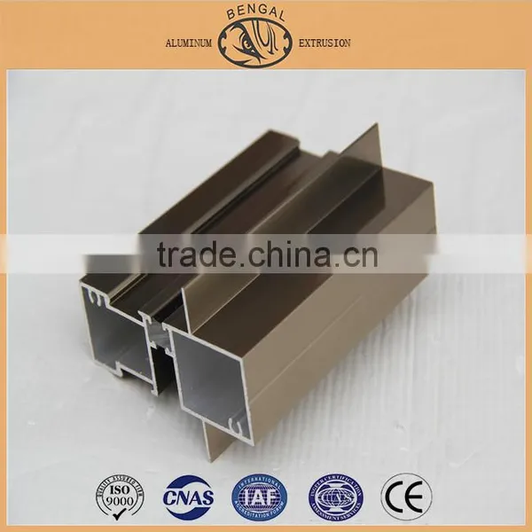 Powder Coated Finish Aluminum Thermal Break Profile Extruded for Windows and Doors photo-2