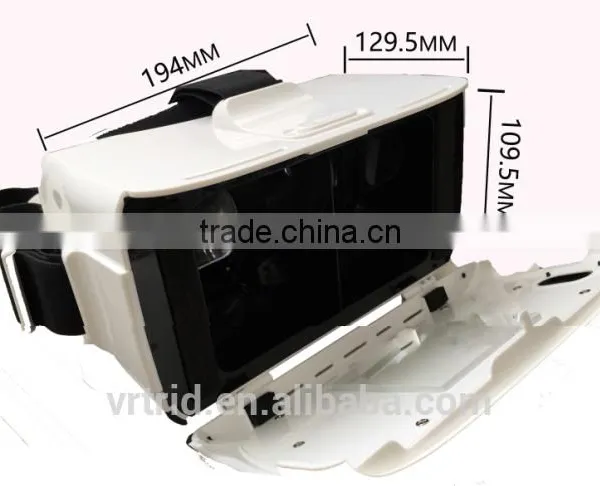 Plastic Virtual Reality 3d Glasses, 3d Video Glasses Virtual Reality for Smartphone