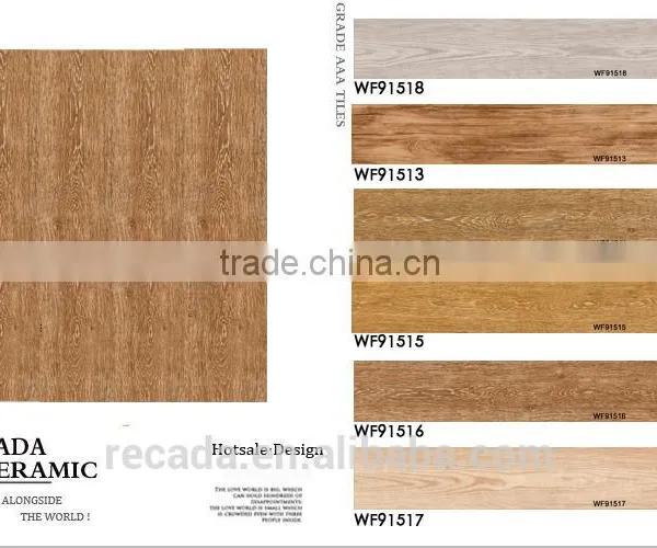 3d Ink-jet Wooden Ceramic Floor Tile 15X90