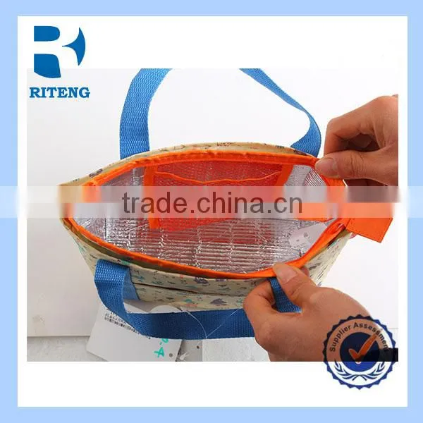 Color Print Portable Thermal Insulation Cooler Bag photo-4