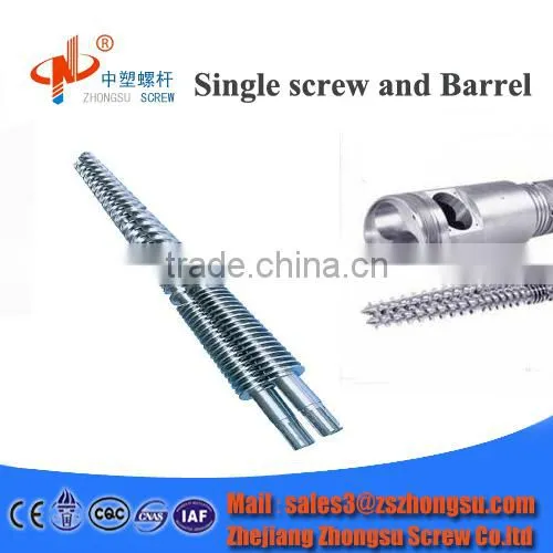 PVC Profile Extrusion Line Conical Screw and Barrel