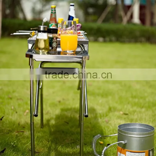 Outdoor 430 Stainless Steel Charcoal BBQ Grill photo-4