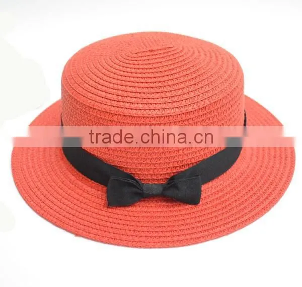 Wholesale Custom Straw Boater Hat photo-5