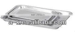 Washing White Aluminum Big Square Dish Pan