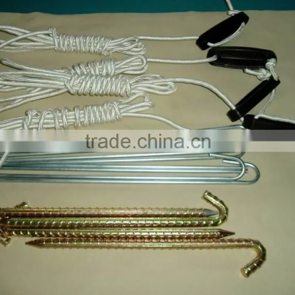 Tent Fittings/various Tent Poles,tent Pegs/Tent Hammer/tent Guy Ropes