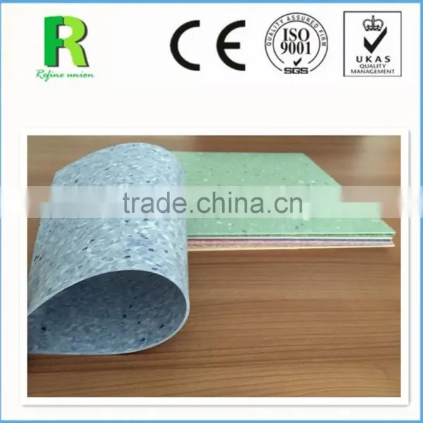 Fireproof and Flame Retardant Homogeneous PVC Vinyl Flooring Roll photo-6