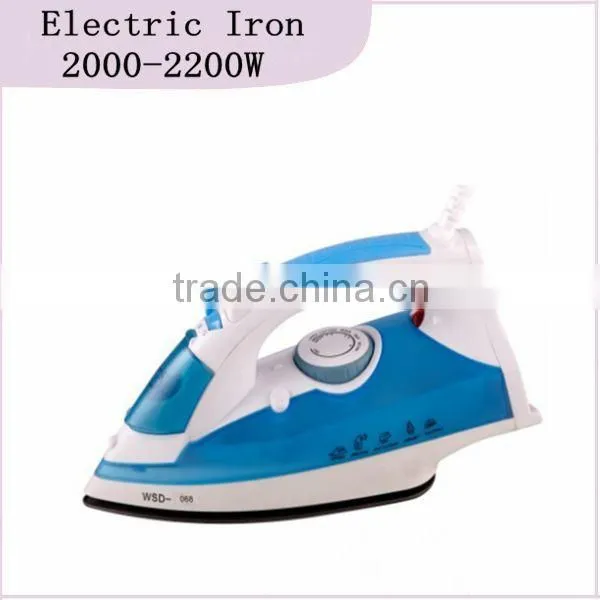 Plastic Electric Steam Iron /best Vertical Steam Iron 2000-2200W