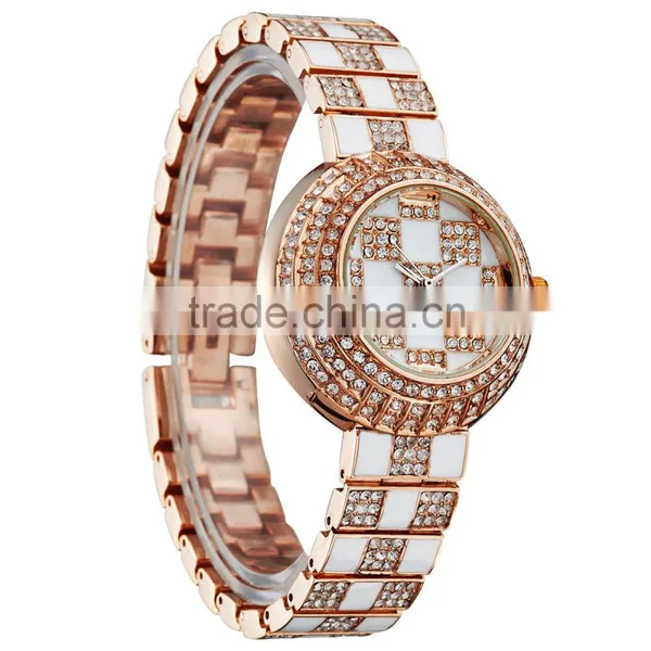 2015 Kingsky KY067 Gold Plated Jewelly Quartz Lady Fashion Watch photo-6