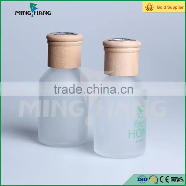 200ml Round Home Decorative Diffuser Glass Bottle With Screw Cap photo-3